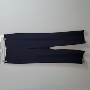 CACHE navy blue pull on straight leg pants